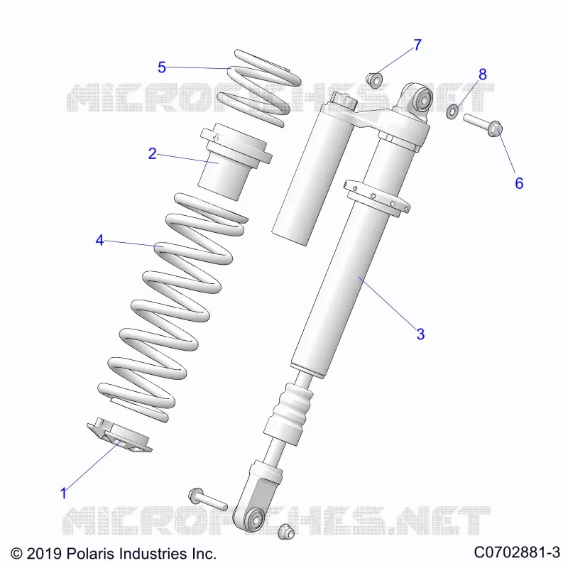 FRONT SUSPENSION SHOCK MOUNTING