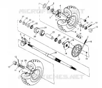 HECKANTRIEB ASSEMBLY  (Prior to Serial #2295881) Magnum 2x4 W957544 (4926852685C003)