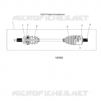 ANTRIEB, DRIVE SHAFT, FRONT