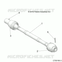 DRIVE TRAIN, FRONT KARDANWELLE