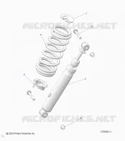 SUSPENSION, FRONT SHOCK MOUNTING