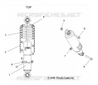 SUSPENSION, FRONT SHOCK TRACK