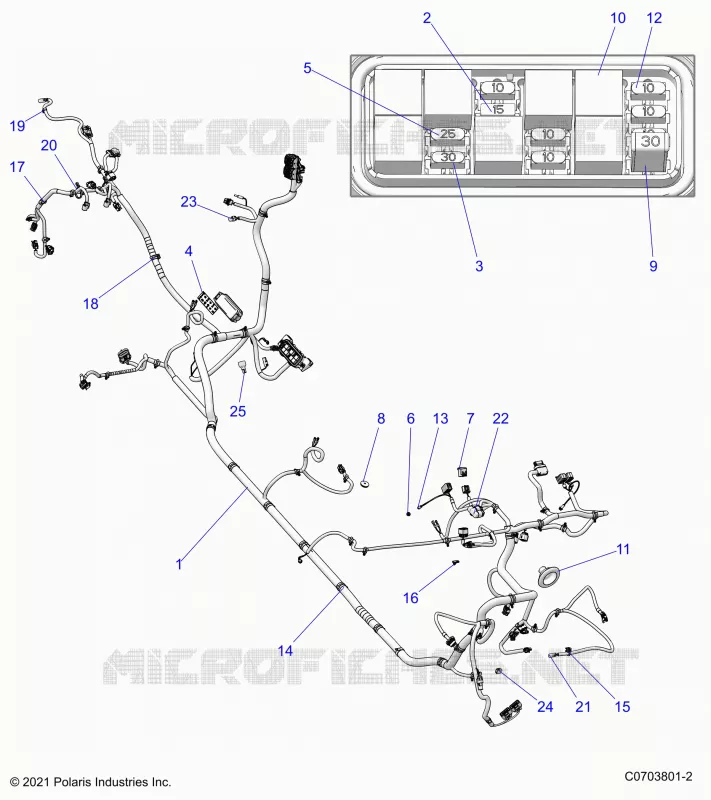 ELEKTRIC, WIRE HARNESSES, CHASSIS