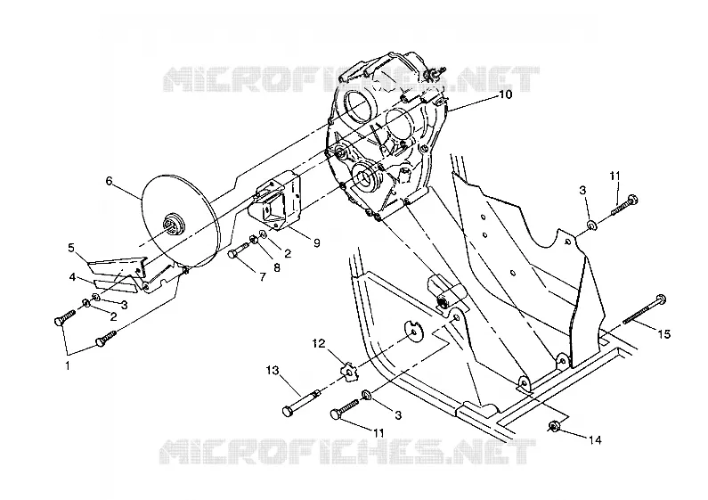 GETRIEBEGEHÄUSE   BREMSE MOUNTING 2X4 350L W937539 (4924032403023A)