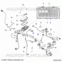 ELEKTRIC, WIRE HARNESS AND FUSES