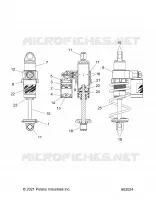 SUSPENSION, FRONT SHOCK TRACK, VELOCITY