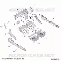 KAROSSERIE HINTEN CLOSEOFF, FENDERS AND FLOOR