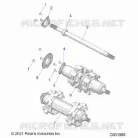 DRIVE TRAIN, JACKSHAFT AND ANTRIEBSWELLE