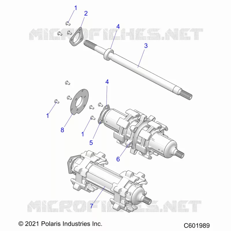 DRIVE TRAIN, JACKSHAFT AND ANTRIEBSWELLE