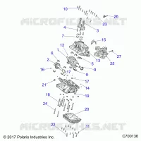 ENGINE, CRANKCASE AND KURBELWELLE