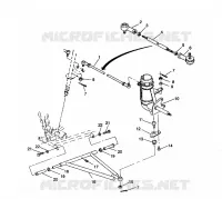 Querlenker Vorderachse   Lenkung ZUGANKERN 2X4 350L W937539 (4924032403016A)