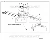 VORDERBREMSE BRAKE LEVER AND MASTER CYLINDER