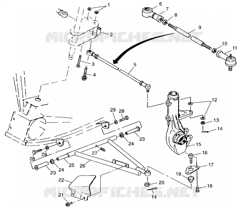 Querlenkern XPLORER 300 W98CC28C (4945264526B013)