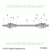 ANTRIEB, FRONT HALF SHAFT