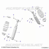 SUSPENSION, FRONT SHOCK