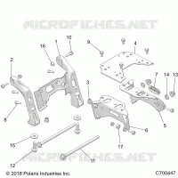 CHASSIS, MOUNTING, FRONT GETRIEBEGEHÃ„USE