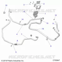 INSTRUMENTENTAFEL, HEATER ROUTING