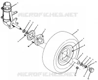 VORDERRAD ASSEMBLY Trail Boss / W928527 (4922892289015A)