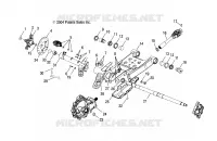 SWING ARM/REAR/GETRIEBEGEHÄUSE MOUNTING