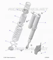 SUSPENSION, REAR SHOCK MOUNTING, ULTIMATE