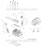 ENGINE, ZYLINDERKOPF, CAM AND VALVES