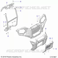 FRONTSTOSSSTANGE AND MOUNTING