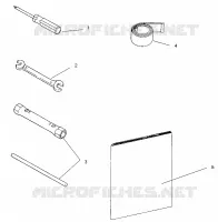 TOOL KIT LITE GT 0963133 AND EUROPEAN LITE GT E963133 (4933083308A014)