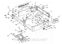 HINTER BED MOUNTING 6x6 400L, SWEDISH S948740 and  NORWEGIAN N948740 (4926812681005A)