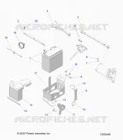 ELEKTRIC, BATTERY BOX ASM.