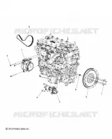 ENGINE, GENERATOR, FLYWHEEL AND STARTER MOUNTING