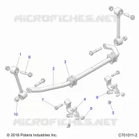 SUSPENSION, FRONT, STABILISATORSTANGE
