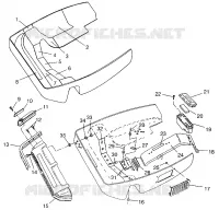 NOSEPAN SPORT 0960443, SPORT TOURING 0960243 and EUROPEAN SPORT TOURING E96 (4932223222A011)