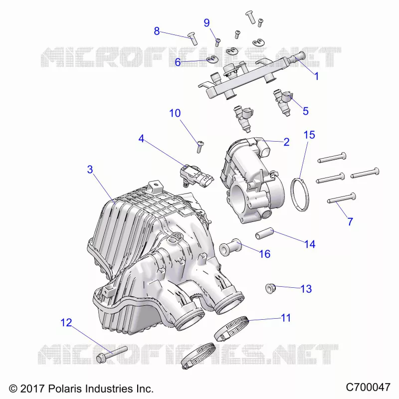 ENGINE, LUFTEINLASS MANIFOLD