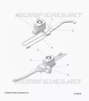 VORDERBREMSE BRAKE LEVER AND MASTER CYLINDER