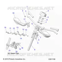 UPPER LENKEN &amp; HANDLEBAR ASM.