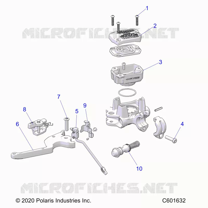 BRAKES, MASTER CYLINDER ASM.