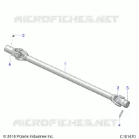 ANTRIEB, PROP SHAFT, FRONT