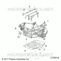CHASSIS, MAIN FRAME AND SKID PLATES