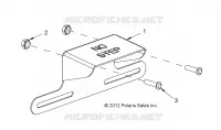 Kennzeichenhalter WITH LIGHT, REAR UTILITY