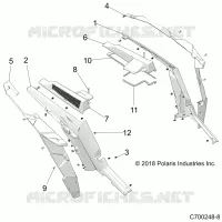 KAROSSERIE HINTEN FENDERS AND BEZELS- Z22N4E99AJ/AN/BJ/BN (C700248-8)
