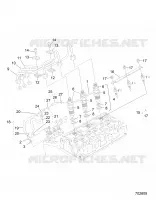MOTOR, NOZZLE HOLDER AND GLOW PLUG