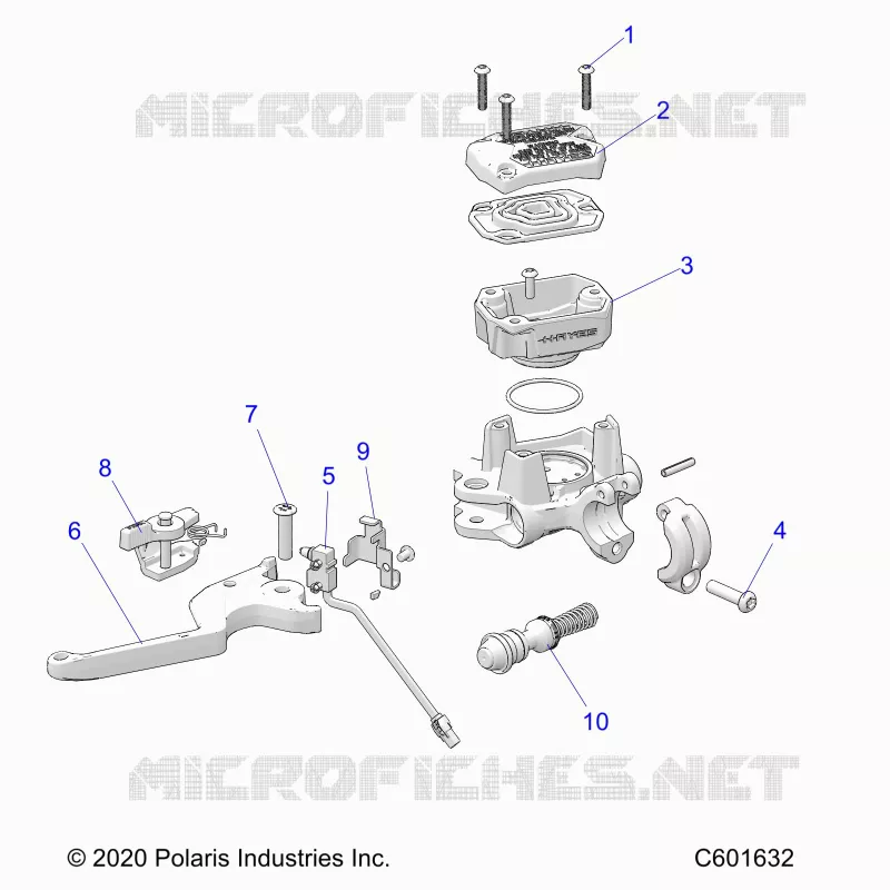 BRAKES, MASTER CYLINDER ASM.