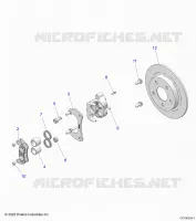 BRAKES, BREMSZANGE HINTEN