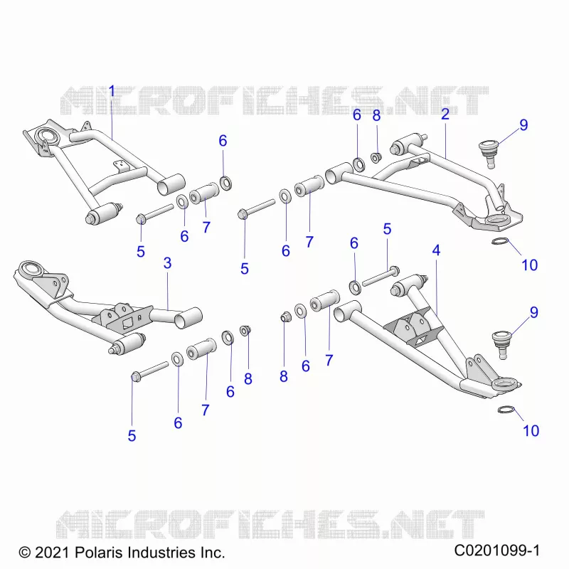 FRONT SUSPENSION CONTROL ARMS
