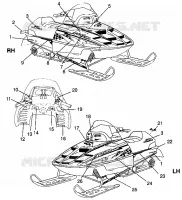 DECALS STORM 0975782, STORM S.E. H975782, EUROPEAN STORM S.E. E975782,  AND (4937823782A013)