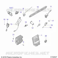 SWITCHES, SENSORS, ECU AND CONTROL MODULES