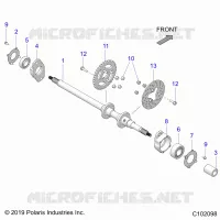 ANTRIEB, REAR AXLE