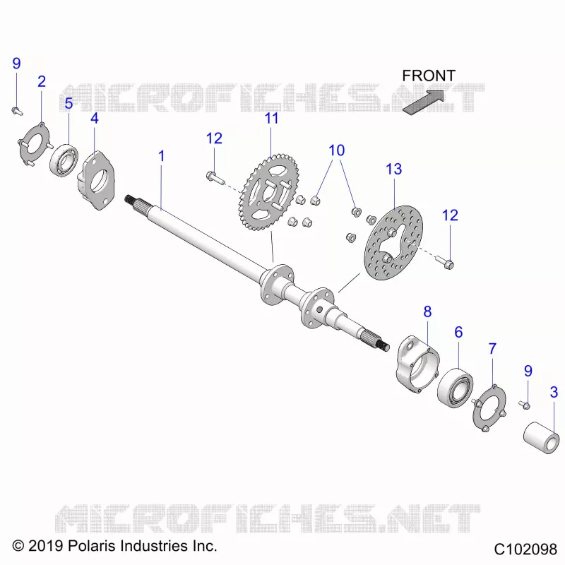 ANTRIEB, REAR AXLE