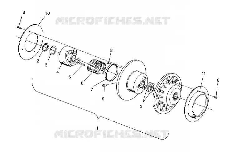 angetriebene Kupplungs ASSEMBLY XLT/0930767,XLT SP/0930667    XLT SKS/0930567 (4923012301027A)