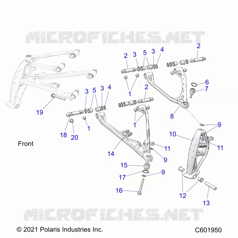 SUSPENSION, CONTROL ARMS, and SPINDLE